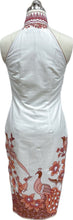 Load image into Gallery viewer, Rosa Batik Halter Neck Cheongsam
