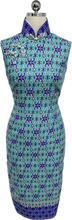 Load image into Gallery viewer, Kara Batik Sleeveless Cheongsam
