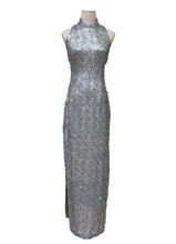 Load image into Gallery viewer, Becky Sequin Maxi Cheongsam
