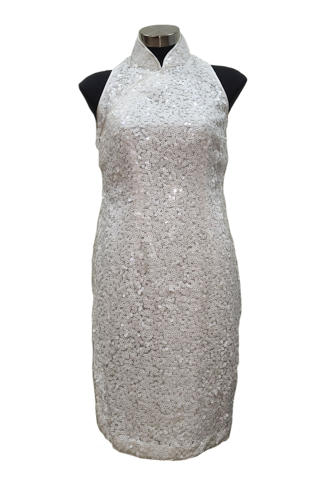 Betty Sequin Midi Cheongsam