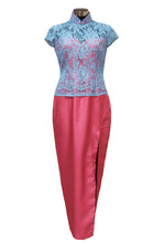 Load image into Gallery viewer, Gail Cap Sleeve Cheongsam
