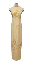 Load image into Gallery viewer, Yvette Yellow Cap Sleeve Cheongsam
